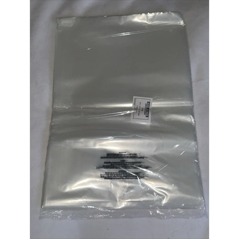 ULINE 2 MIL CLEAR INDUSTRIAL POLY BAGS 12 x 18